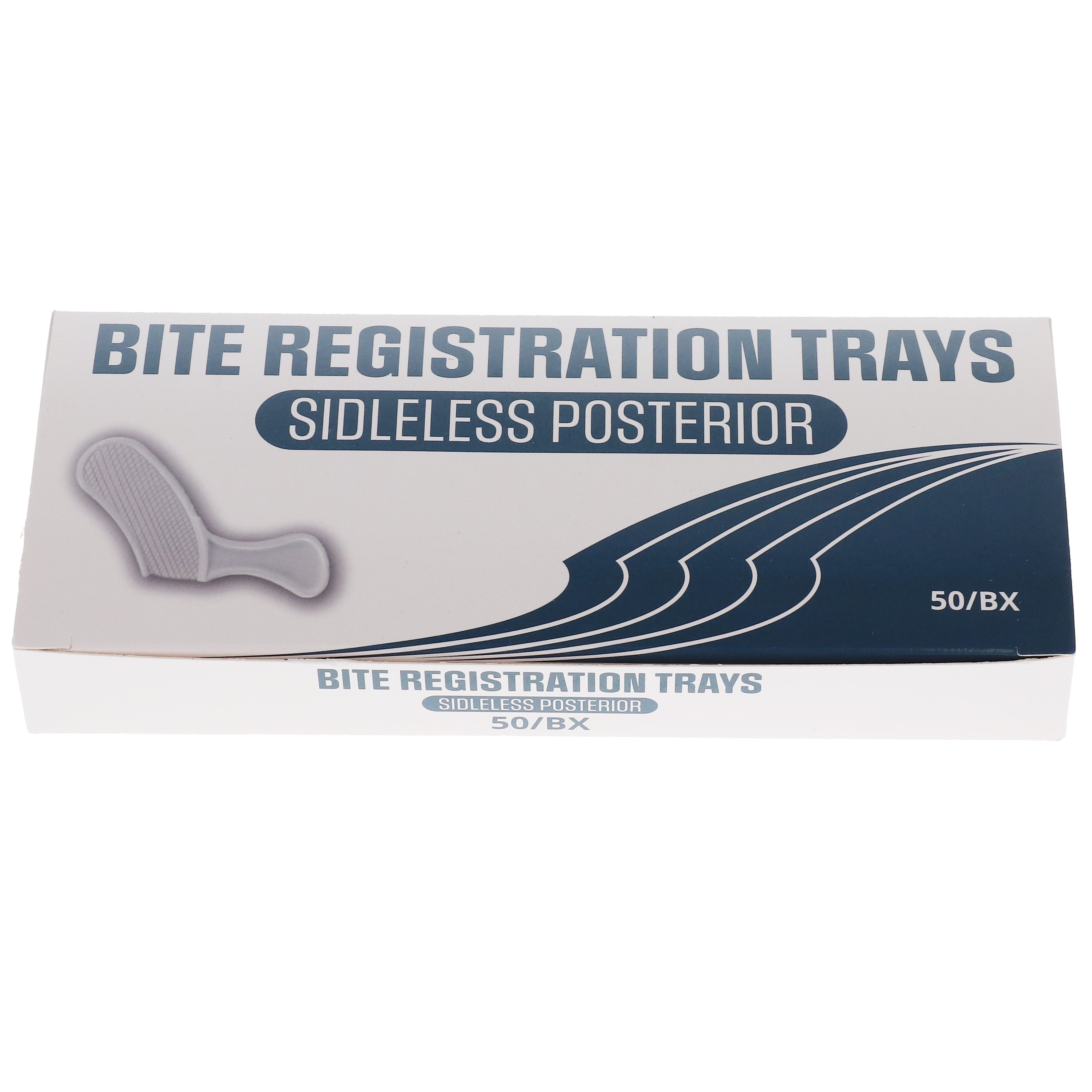 House Brand Dentistry 108119 Dental Bite Registration Trays Sideless Posterior 50/Pk House Brand Dentistry 108119 Dental Bite Registration Trays Sideless Posterior 50/Pk